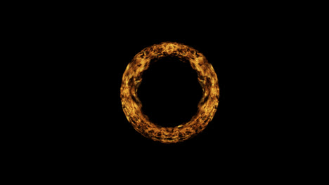 Particle-explosion-rotating-ring-of-Fire-Circle-Portal-flame-glowing-effect